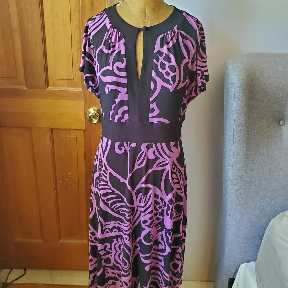 Glamour brand Tie-waist Dress in Plus Size 14